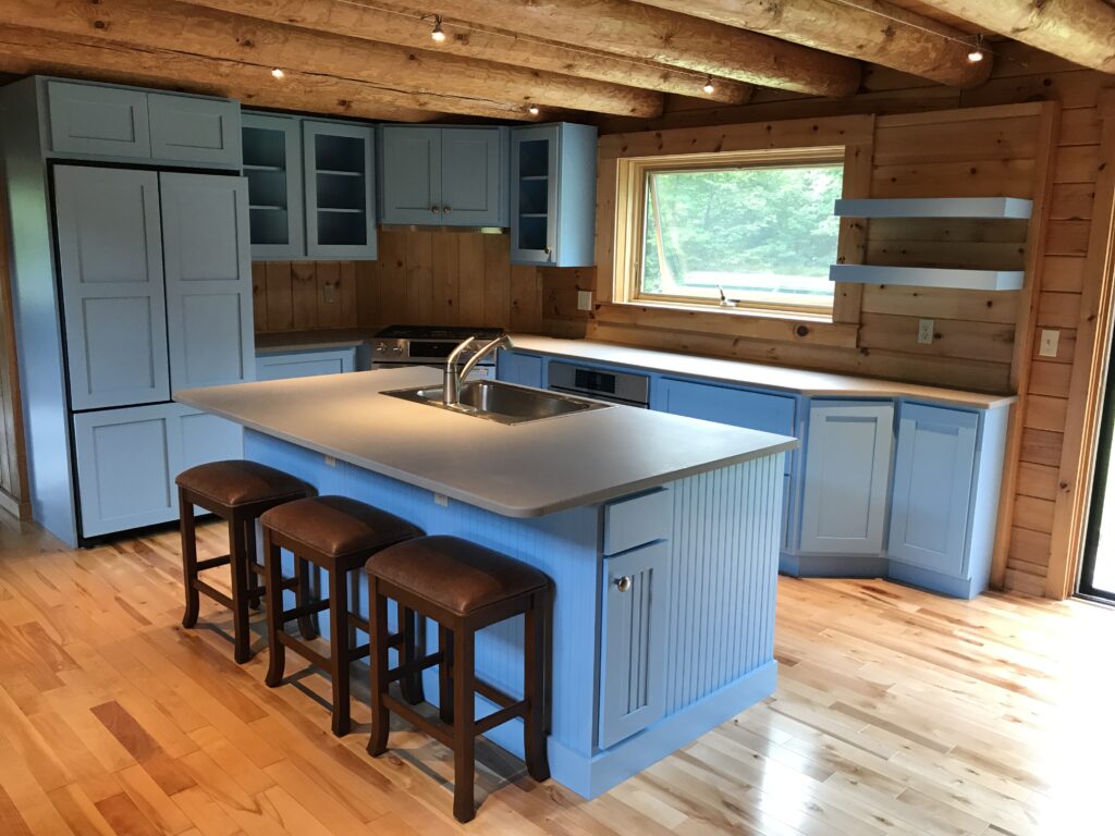 Hartland Vt. log home kitchen remodel