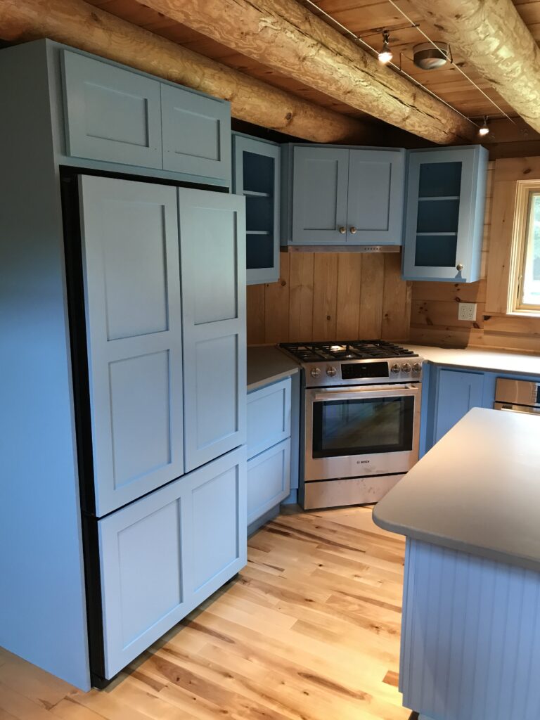 Hartland VT Kitchen remodel log home 2